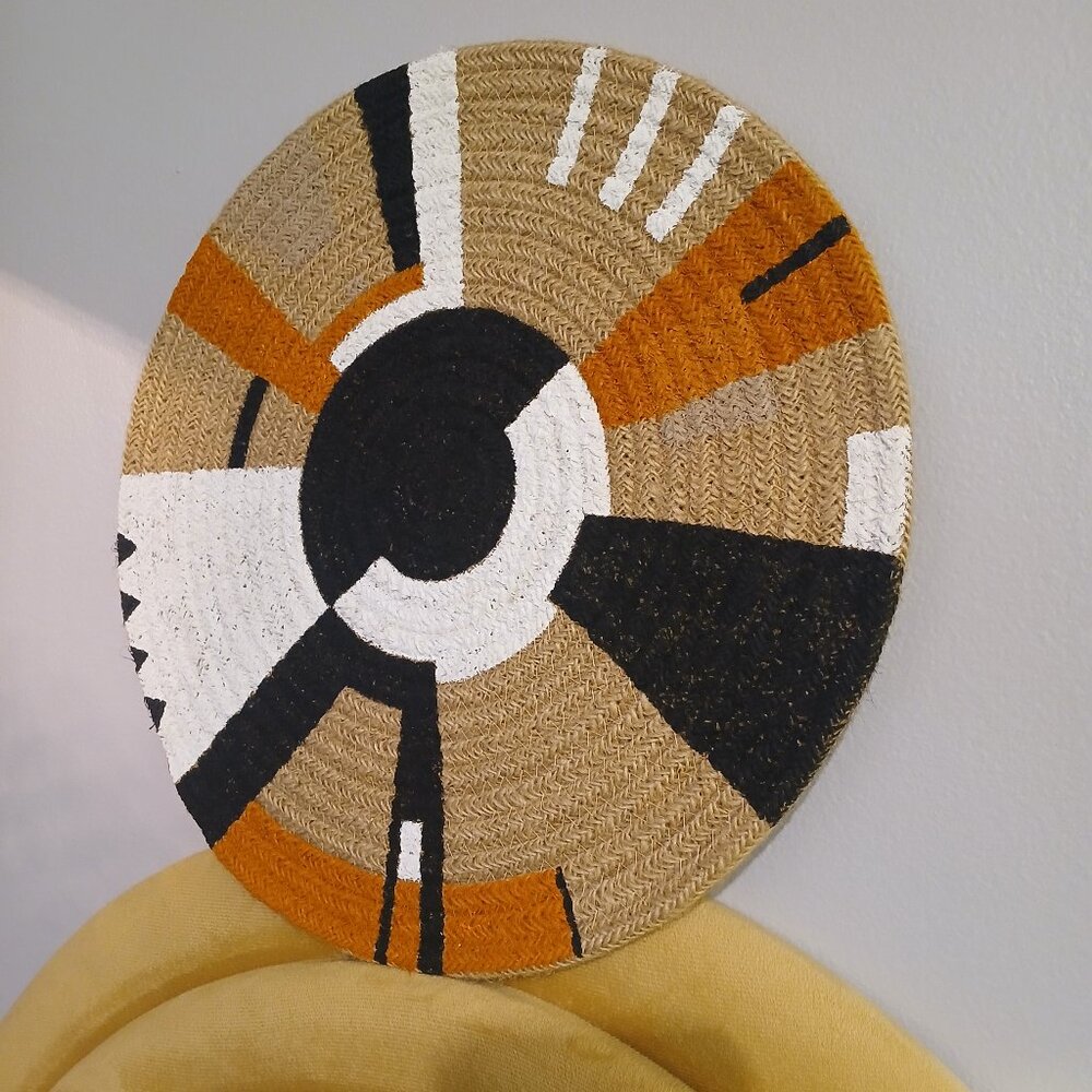 Handmade Rattan Wall Decor - Picture 3 of 5
